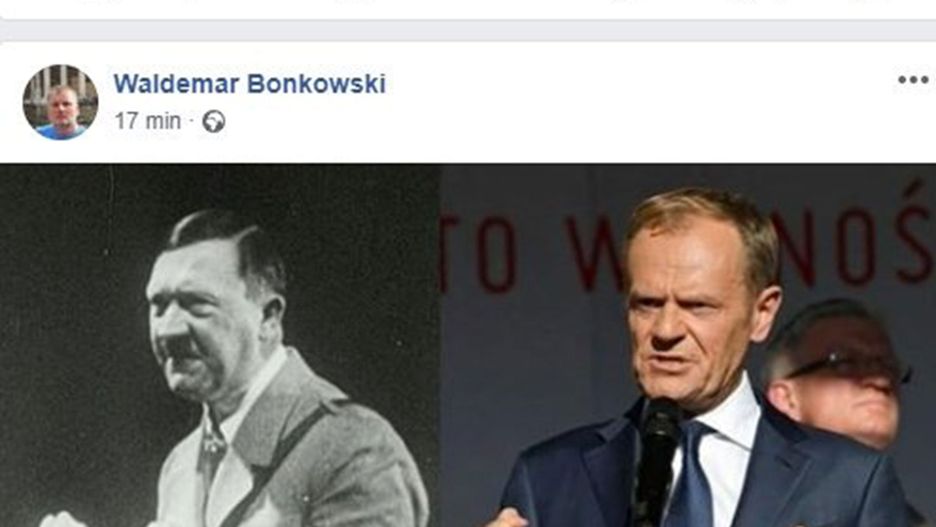 Senator Waldemar Bonkowski udostępnił grafikę na swoim profilu na FB