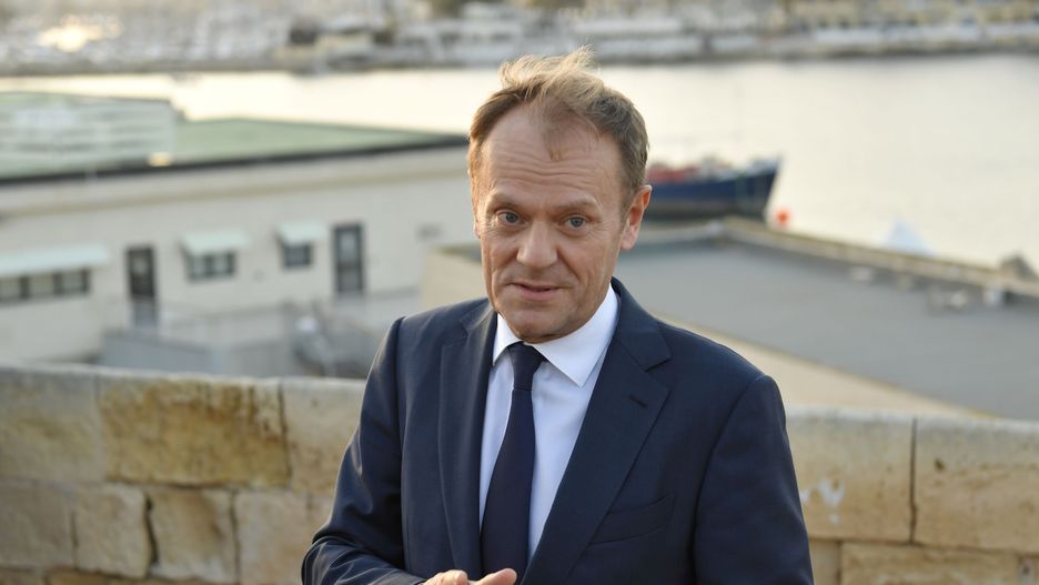 Szef Rady Europejskiej Donald Tusk.