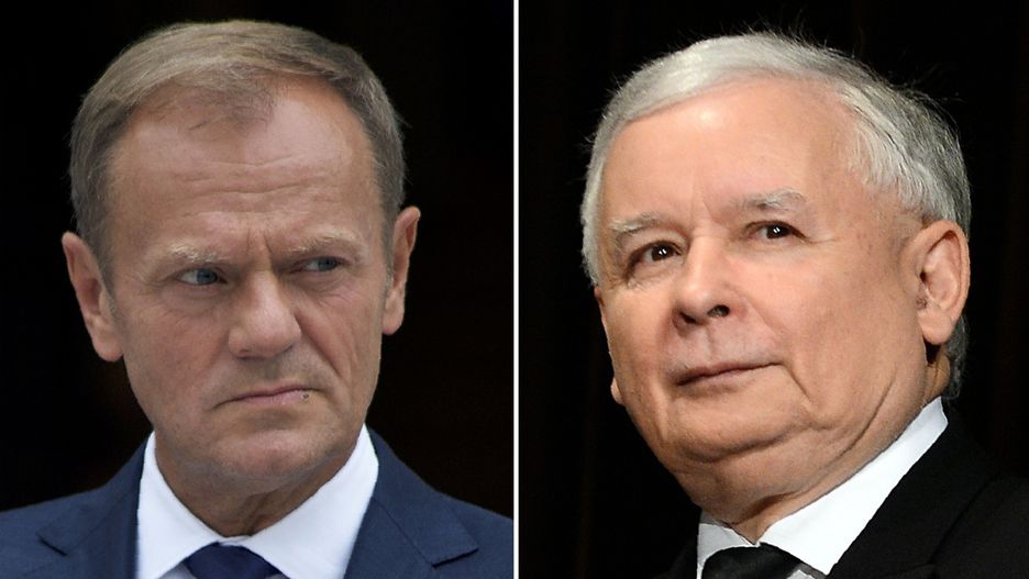 Donald Tusk i Jarosław Kaczyński