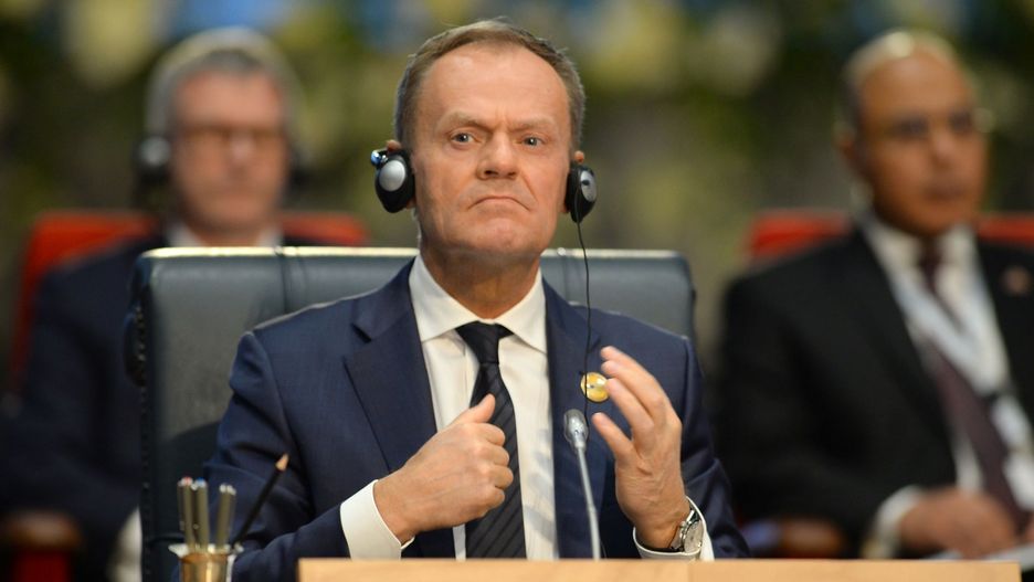 Donald Tusk przewodniczy obradom szczytu UE - Liga Arabska