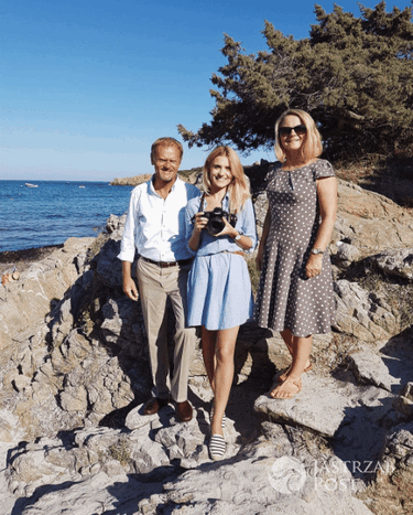 Kasia Tusk na wakacjach z rodzicami