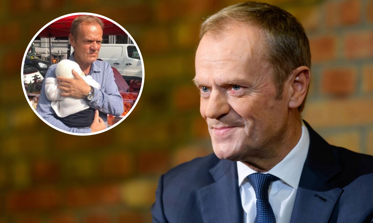 Donald Tusk pokazał zdjęcie z wnuczką. "Co taka skwaszona mina?"