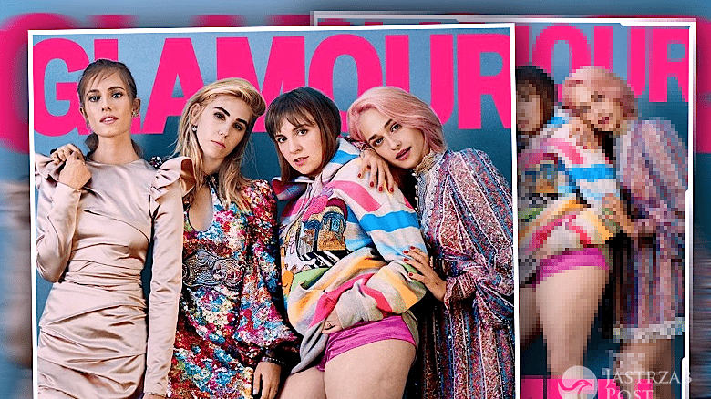 Glamour retusz Lena Dunham
