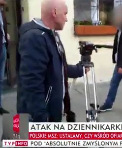 Atak na ekipę TVP. "Tobie, k…, poderżnę gardło"
