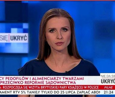 Wiadomo kto pisze propagandowe "paski" w TVP Info.To młode dziennikarki