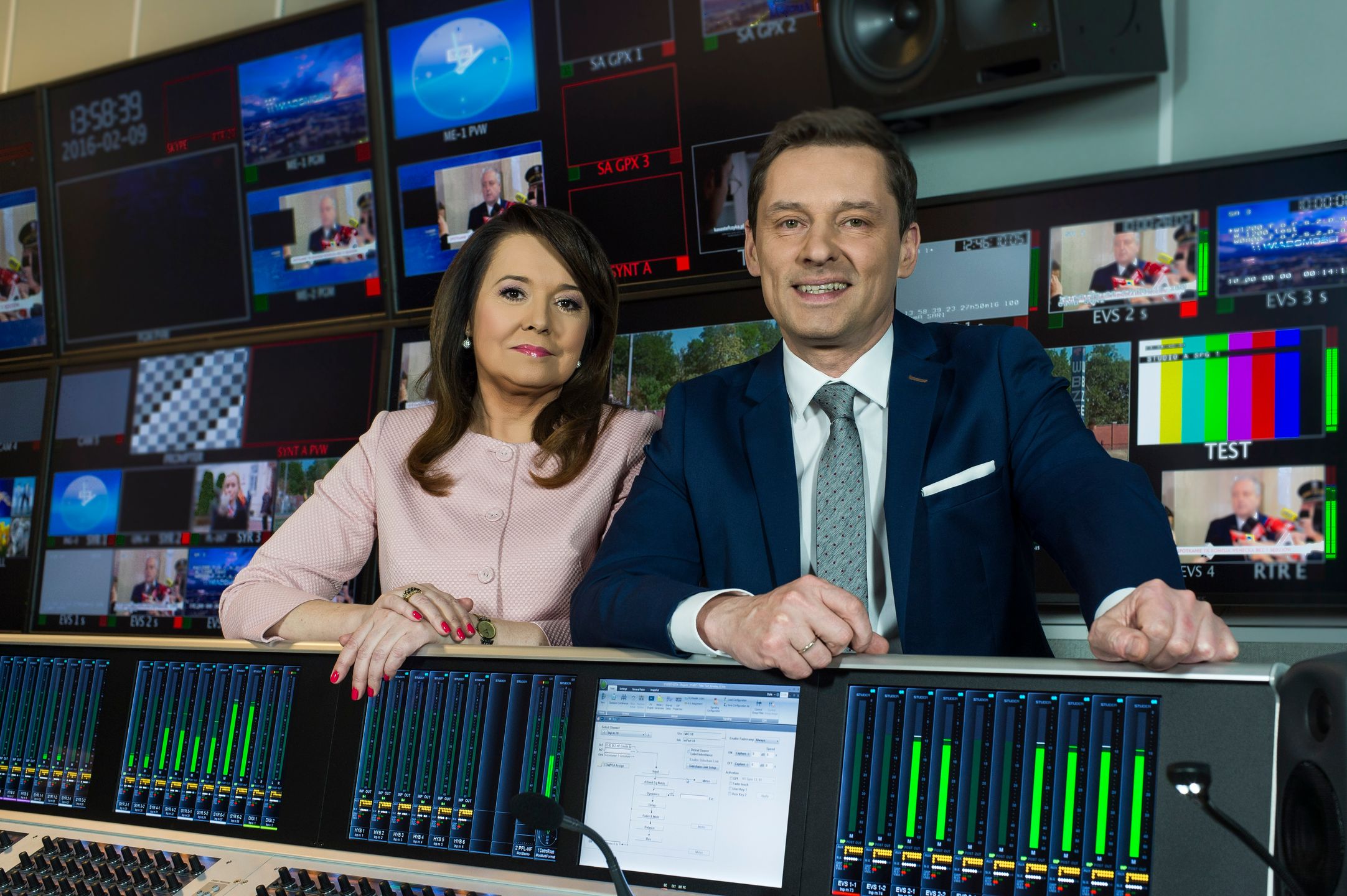 Danuta Holecka i Krzysztof Ziemiec - gwiazdy "Wiadomości" 