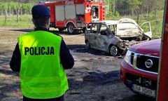 Zwęglone ciało małżeństwa pod Namysłowem. Nowe ustalenia prokuratury