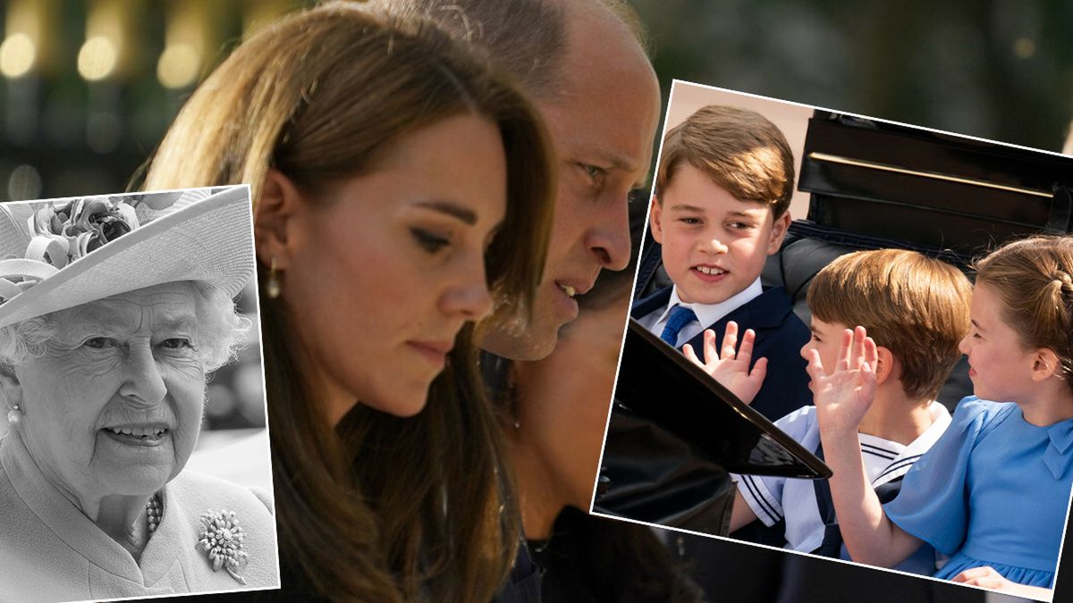 Kate i William powiedzieli dzieciom o śmierci Elżbiety II. Dojrzała reakcja 4-letniego Louisa zaskakuje i porusza