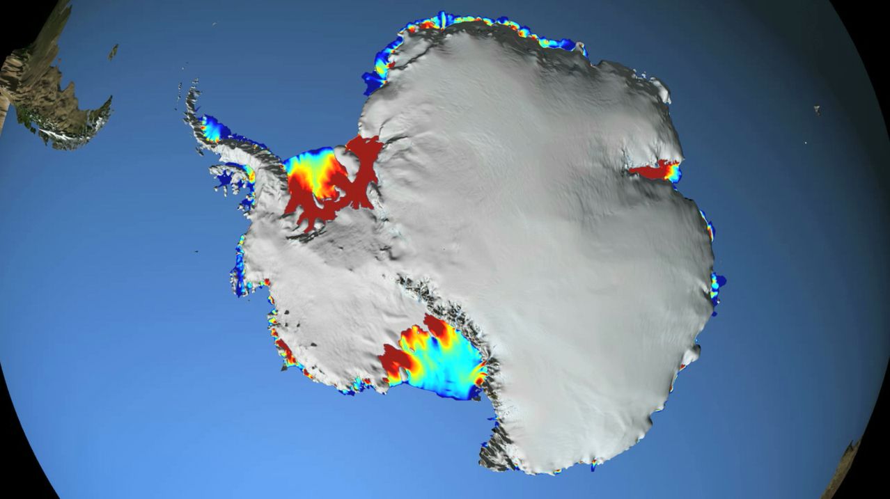 Coś roztapia lód Antarktydy od spodu. NASA: Rozwiązaliśmy zagadkę