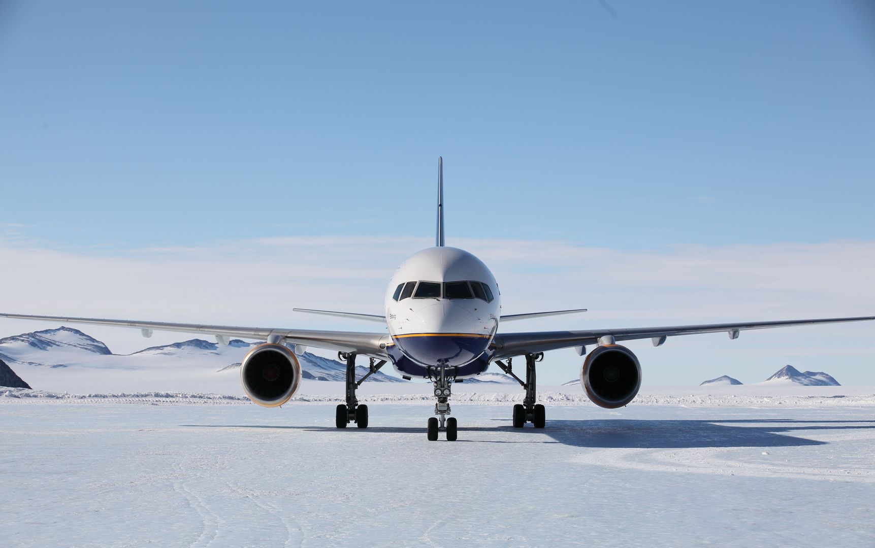 Boeing 757 na Antarktydzie