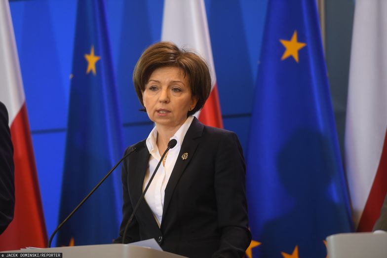 Minister Marlena Maląg przedstawiła w środę propozycje resortu pracy dla firm dotkniętych epidemią