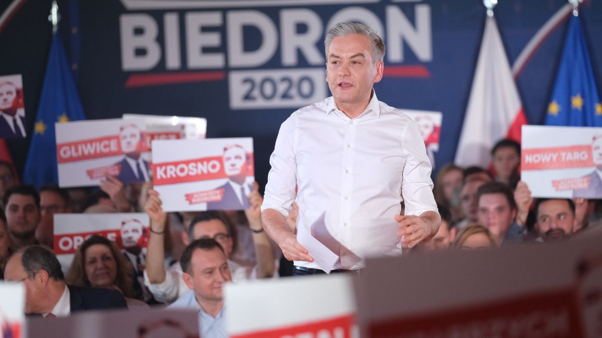 W niedzielę w Warszawie odbyła się konwencja wyborcza Roberta Biedronia