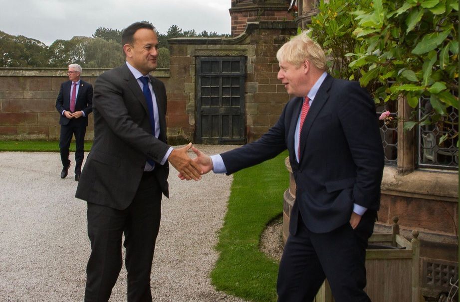 Spotkanie premierów Wielkiej Brytanii i Irlandii