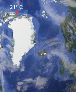 Pogoda. Fala upałów w... Arktyce. 21 stopni w Alert