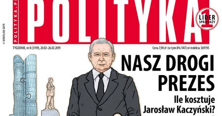 Jarosław Kaczyński na okładce "Polityki". "Sensacyjna lektura"