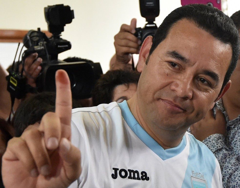 Jimmy Morales - prezydent Gwatemali