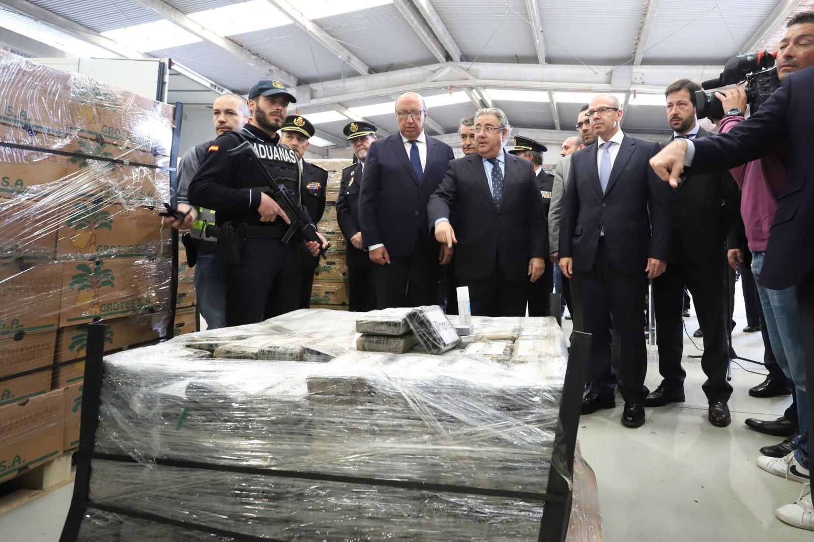 Hiszpańska policja przejęła rekordowy ładunek kokainy