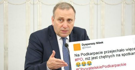 "Przyjechało więcej posłów PO, niż jest chętnych na spotkania z nimi". Internauci drwią z wizyty