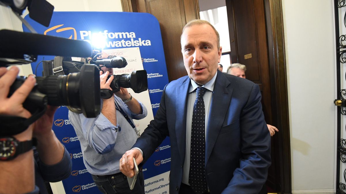 Lider PO Grzegorz Schetyna