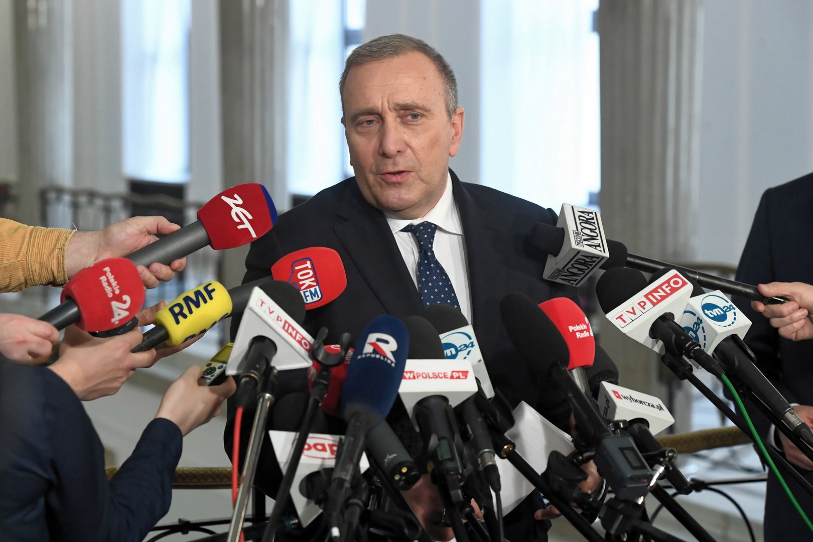Grzegorz Schetyna przedstawił listy PO w wyborach do Parlamentu Europejskiego