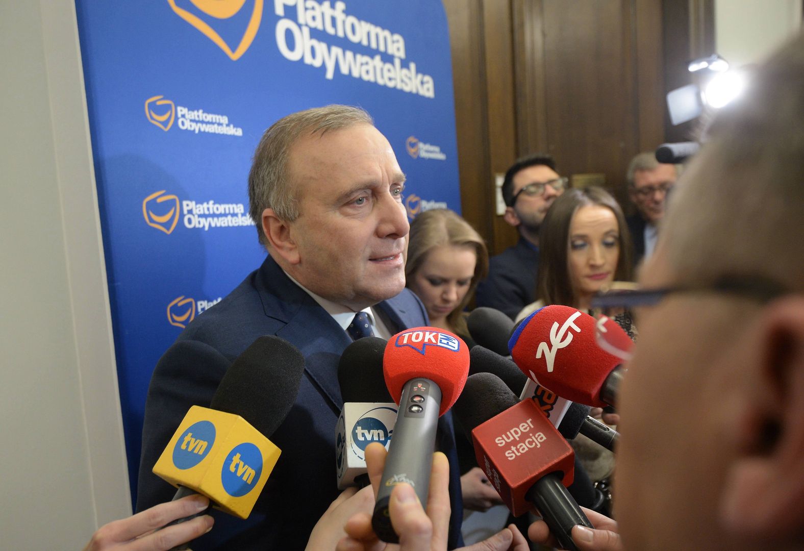 Przewodniczący PO Grzegorz Schetyna