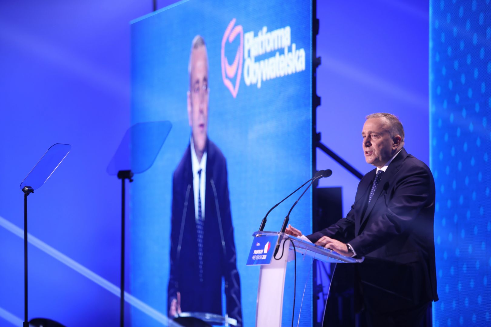 Grzegorz Schetyna przemawiał przed kandydatami