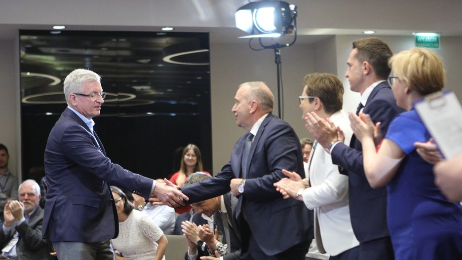 Prawybory w PO. Jacek Jaśkowiak i Grzegorz Schetyna.