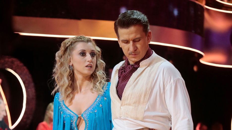 Justyna Żyła i Tomasz Barański w "Tańcu z gwiazdami"