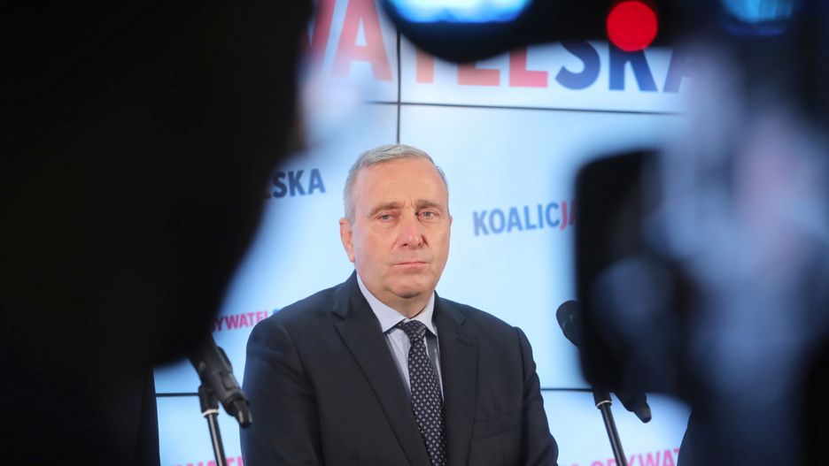 Grzegorz Schetyna, lider Platformy Obywatelskiej.