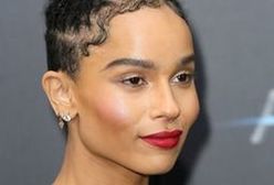 Ekstrawagancka fryzura Zoe Kravitz