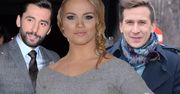 Agnieszka Kaczorowska, Tomasz Barański, Rafał Maserak i inni na planie spotu wiosennej ramówki Polsatu
