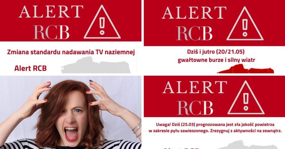 Alert RCB - czy da się go wyłączyć? Kto go do nas wysyła i dlaczego?