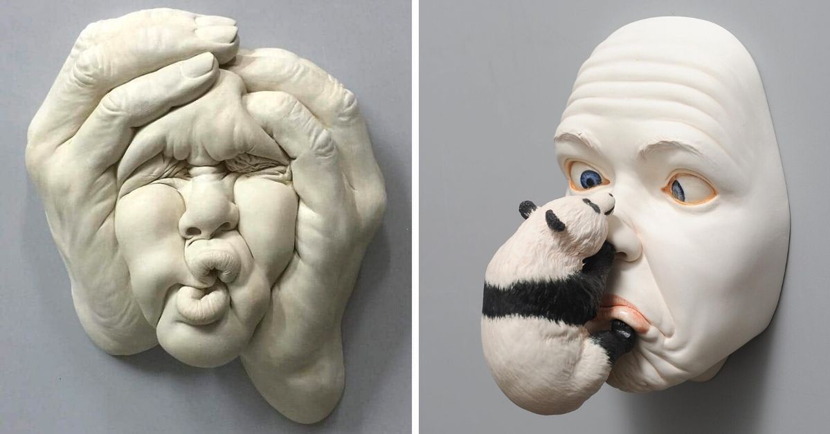 17 surrealistycznych rzeźb przypominających ludzkie twarze. To emocje uwięzione w porcelanie