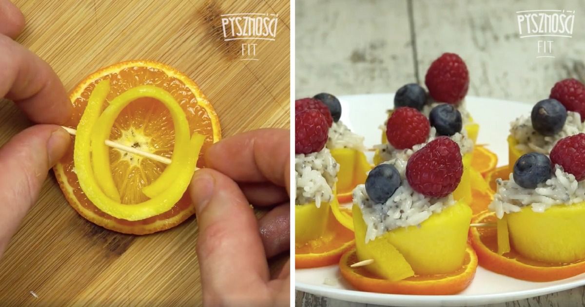 Owocowe babeczki z ryżem