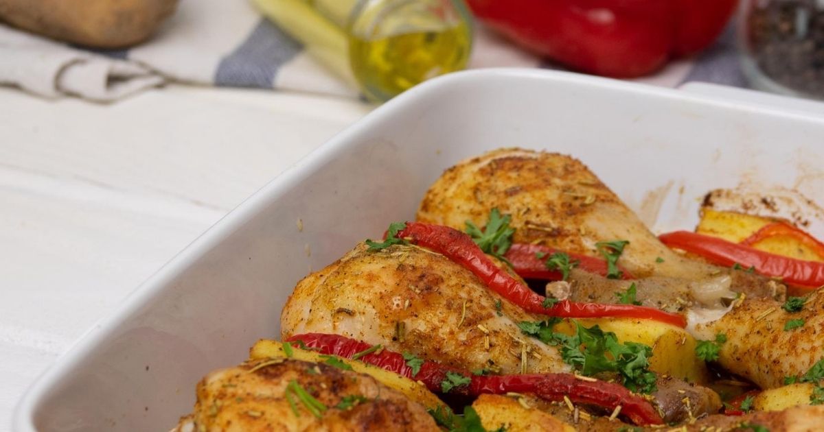 Podudzia z kurczaka z piekarnika