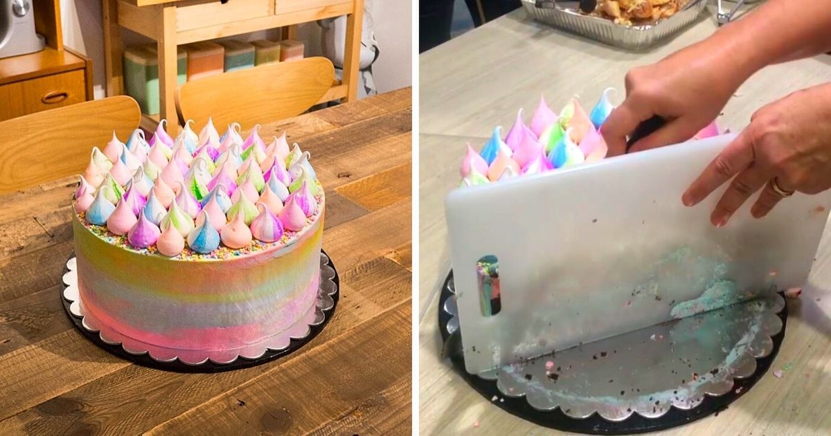 Australijska mistrzyni cukiernictwa zdradziła swój trik na krojenie tortu. Film ma ponad 1,5 mln wyświetleń!