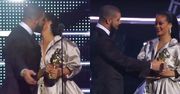 MTV VMA 2016: Drake wyznał publicznie miłość Rihannie! A potem... Ten pocałunek wyraźnie zmieszał wokalistkę