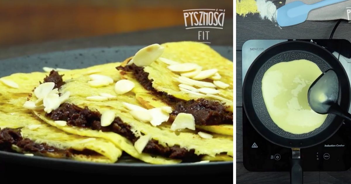 Naleśniki ryżowe z daktylowym kremem