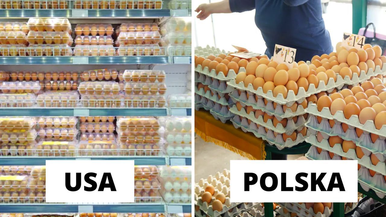 Sklepy w USA mają nakaz trzymania jajek w lodówkach. Dlaczego w Polsce leżą na regałach?