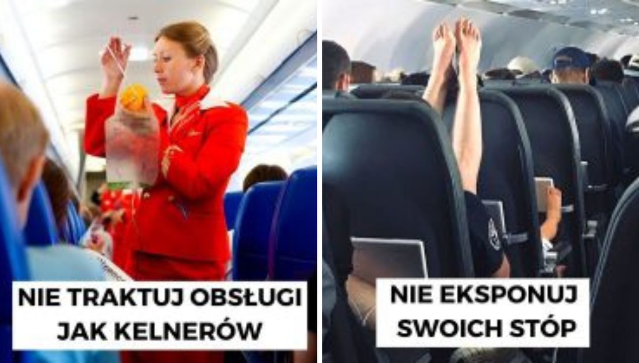 Znasz samolotowy savoir-vivre? Oto 13 najczęściej nie przestrzeganych zasad