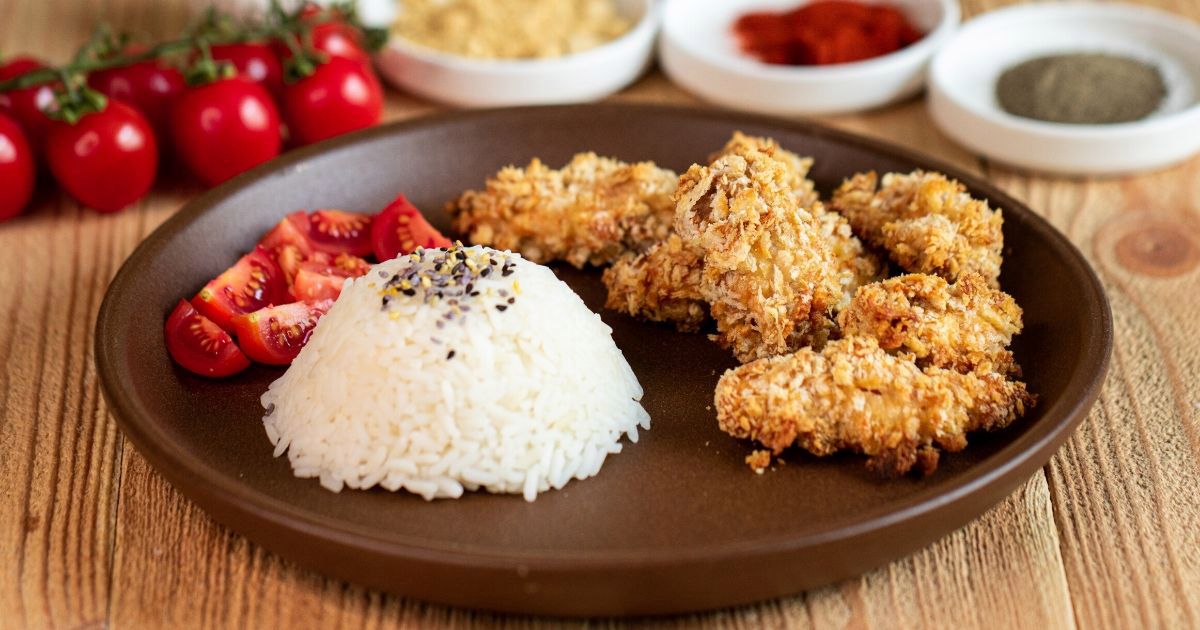 Kurczak w panierce panko z piekarnika