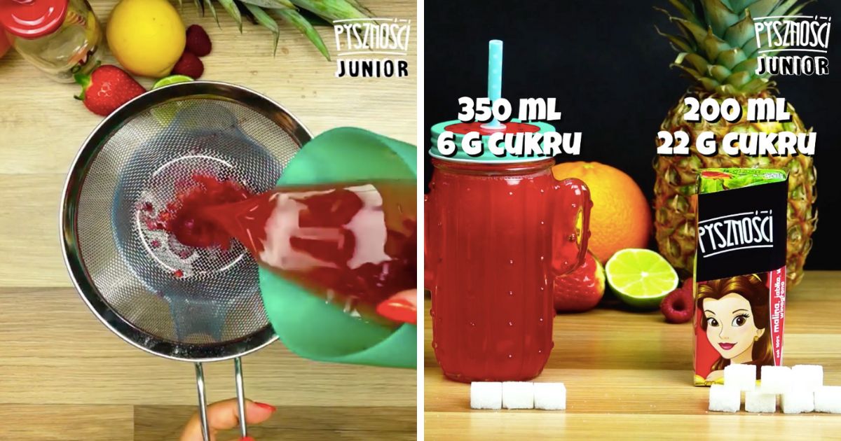 Soki ze sklepu vs soki domowe