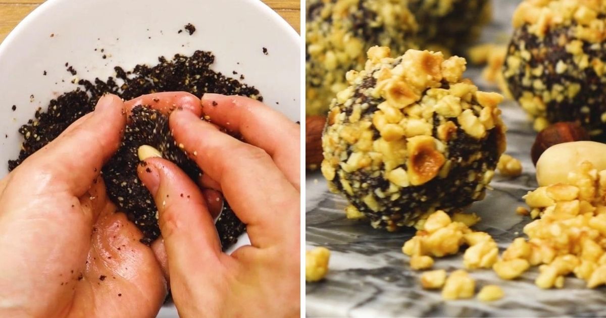 Kulki mocy z orzechów laskowych