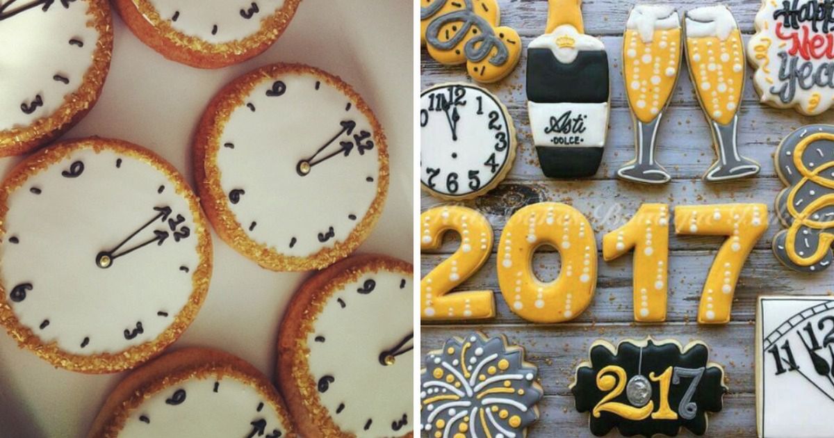 18 cudownych pomysłów na sylwestrowe ciasteczka. #4 to spełnienie moich marzeń!