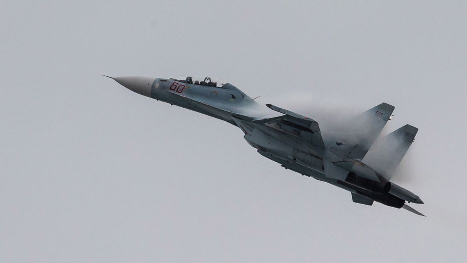 Katastrofa rosyjskiego myśliwca Su-27 na Morzu Czarnym. Trwają poszukiwania pilota