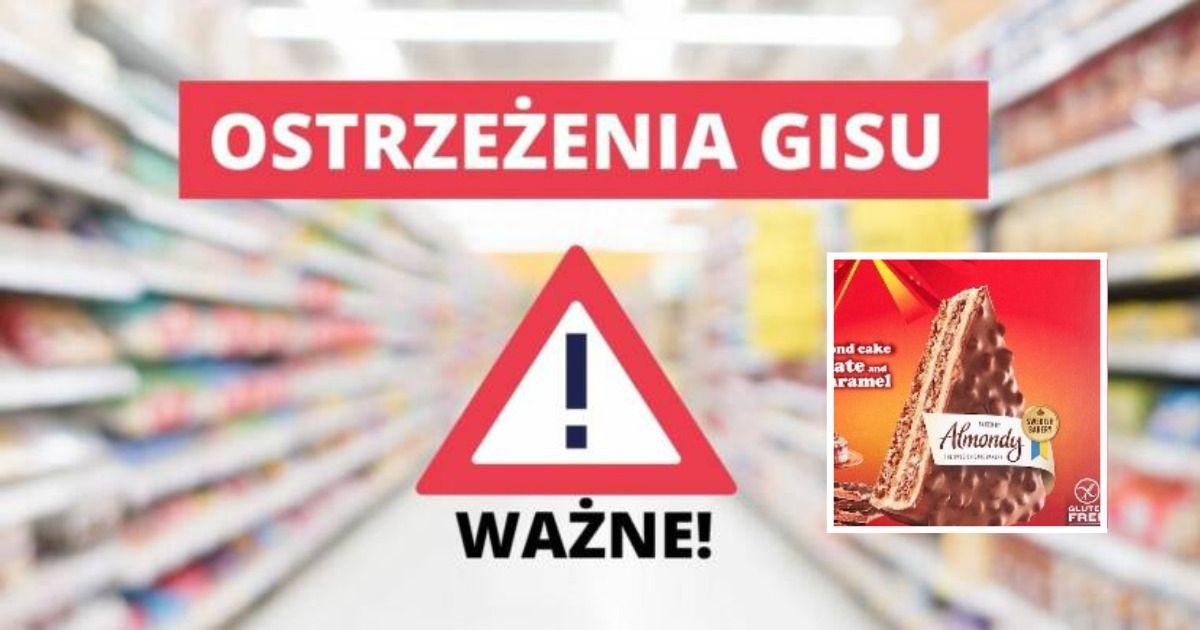 Ostrzeżenie sanepidu - Pyszności; Foto screen ze strony gov.pl