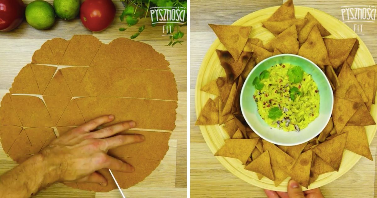 Nachosy z mąki orkiszowej