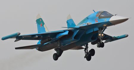 Rosja. Samoloty Su-34 zderzyły się dwa razy w powietrzu