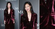 LOOK OF THE DAY: Liu Wen w aksamitnym garniturze MO&Co