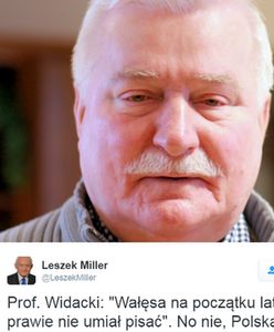 Wałęsa był analfabetą? Miller wyśmiewa linię obrony prezydenta